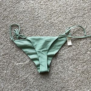 Mint green Shimmer Aerie cheeky bikini